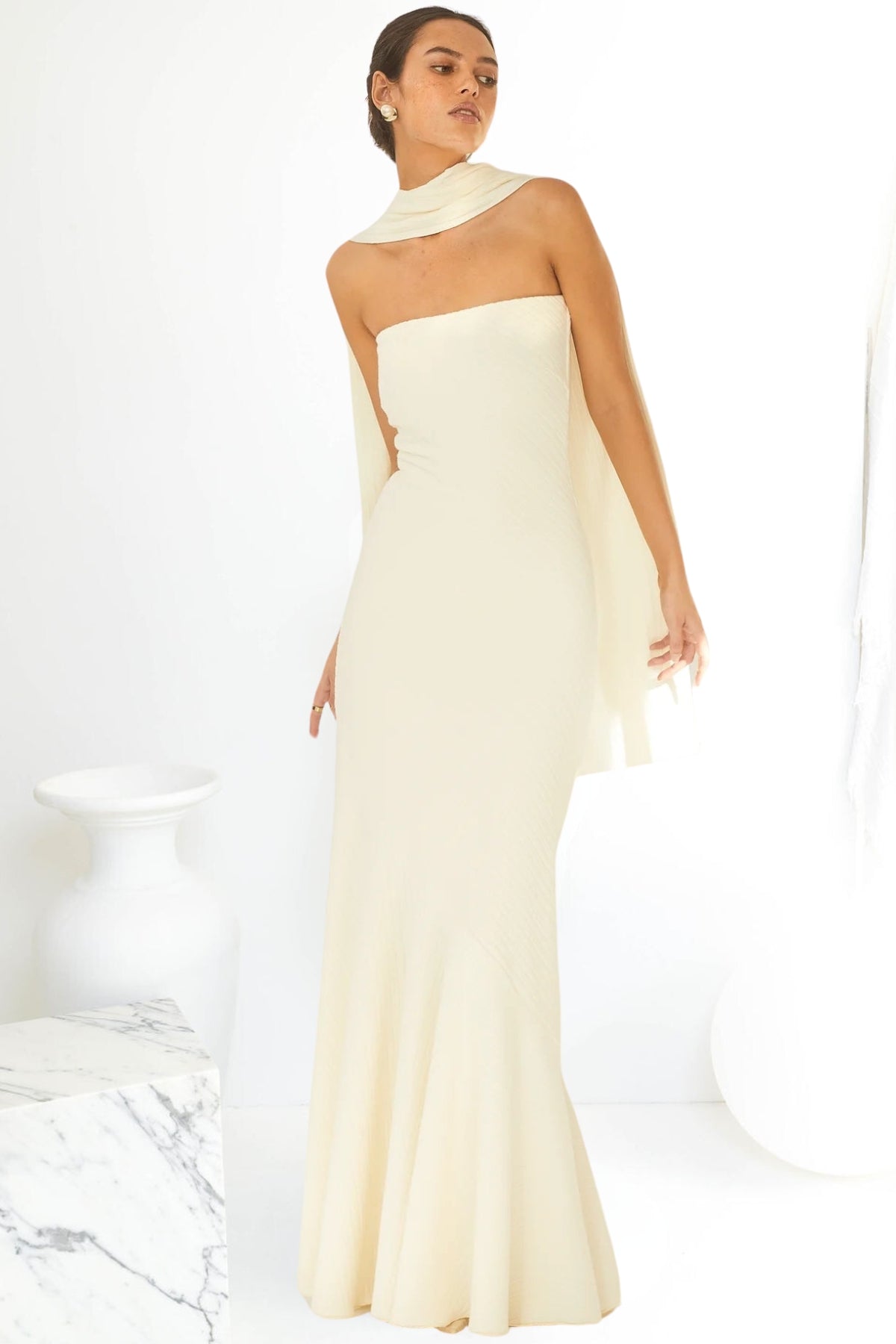 Arcina | Charlotte Dress (Ivory)