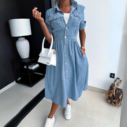 Alyssa | Trendy Denim Dress