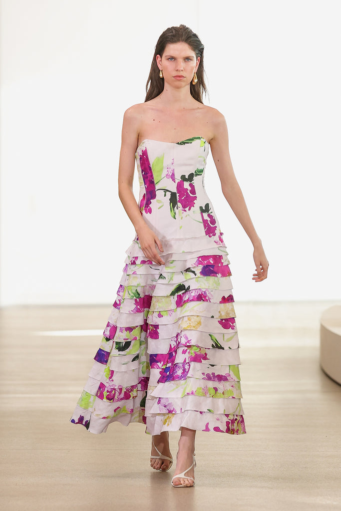 AJE Charlotte Gown (Wild Hydrangea)