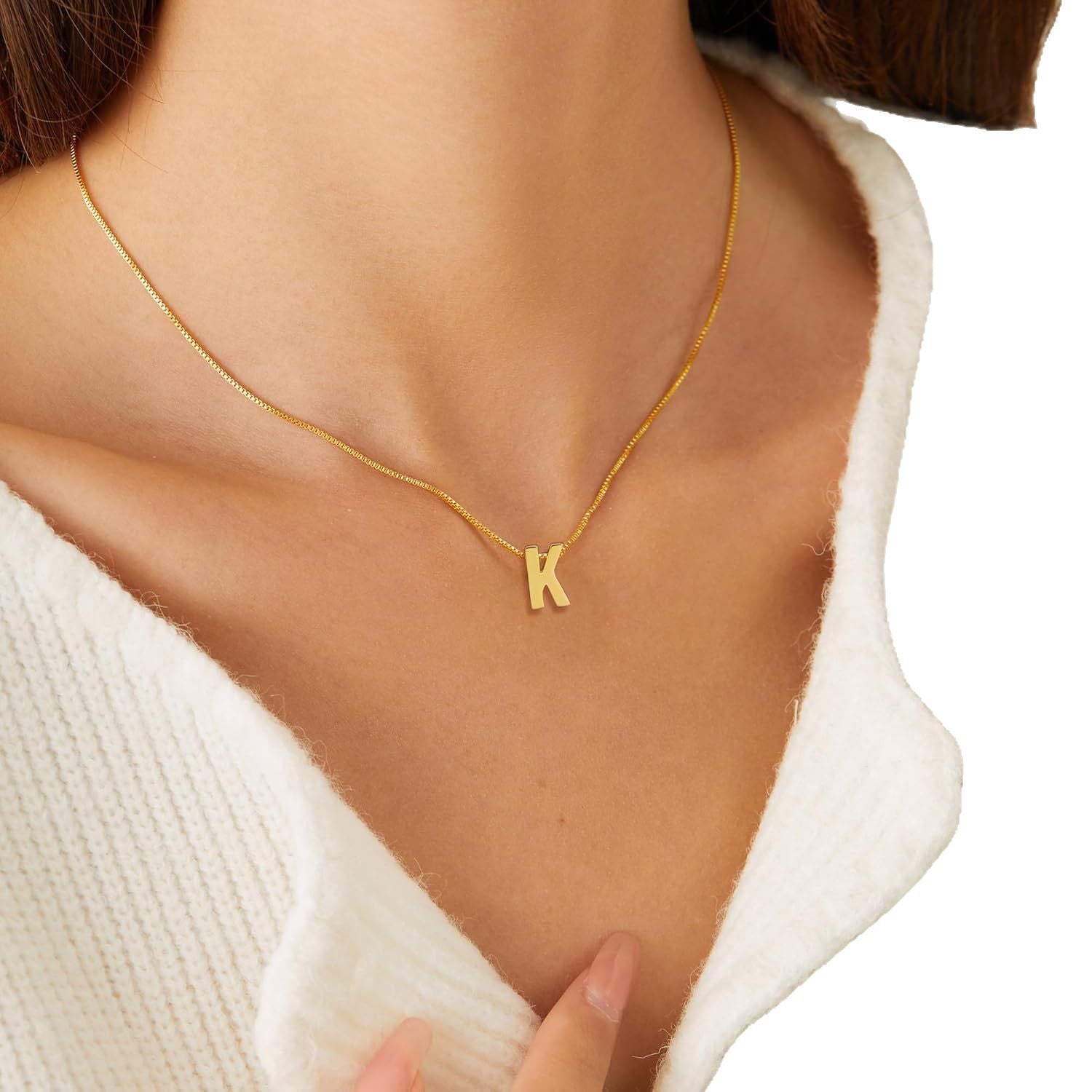 The Classic Initial Charm Necklace