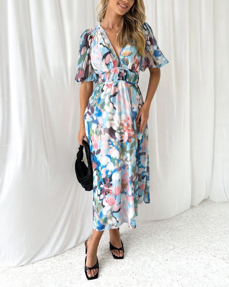 Carla | Elegant Floral Dress