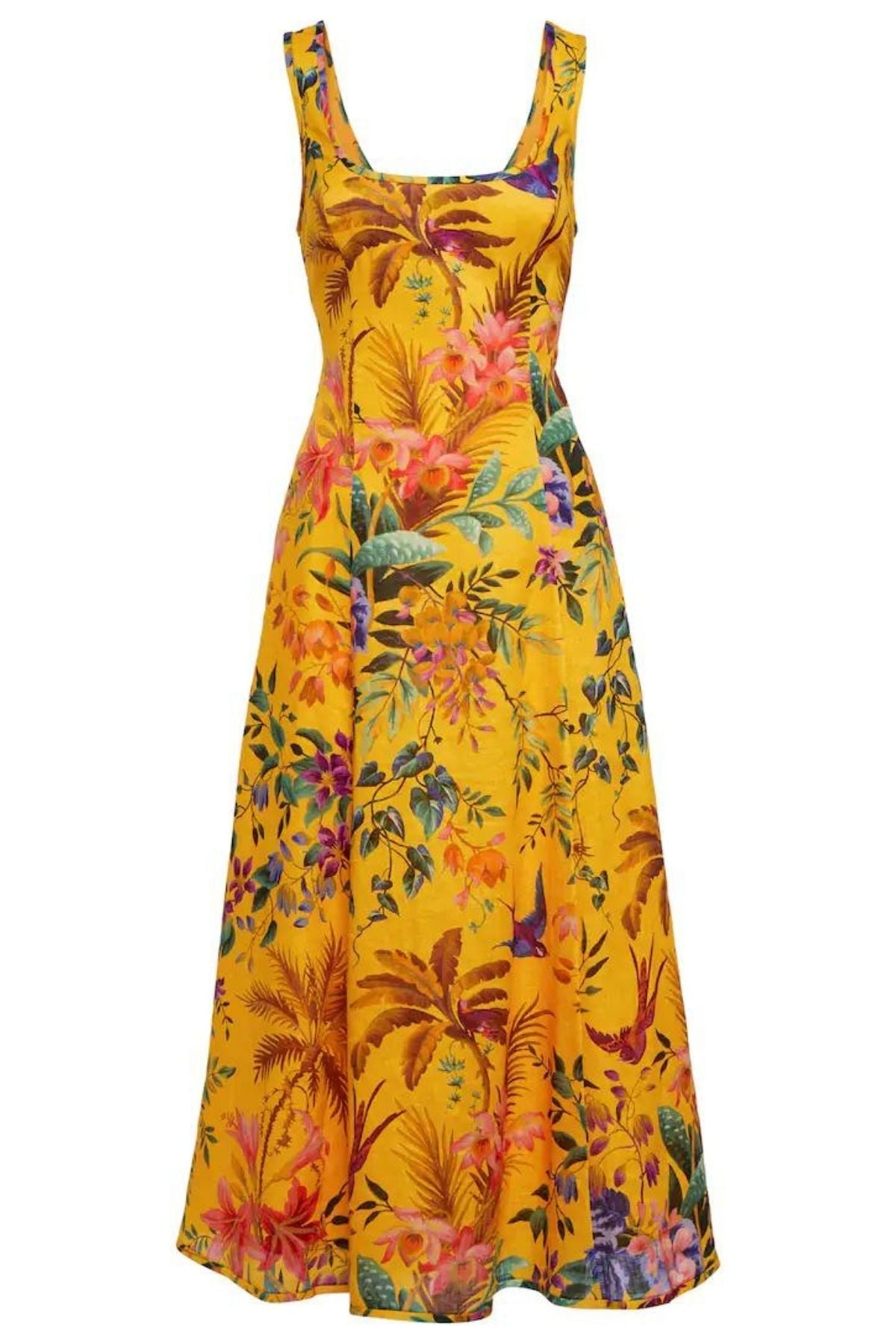 ZIMMERMANN Charlotte Tropicaca Dress (Yellow)