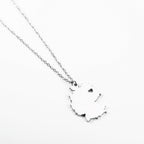Wanderlust Map Pendant Necklace