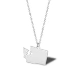 Wanderlust Map Pendant Necklace