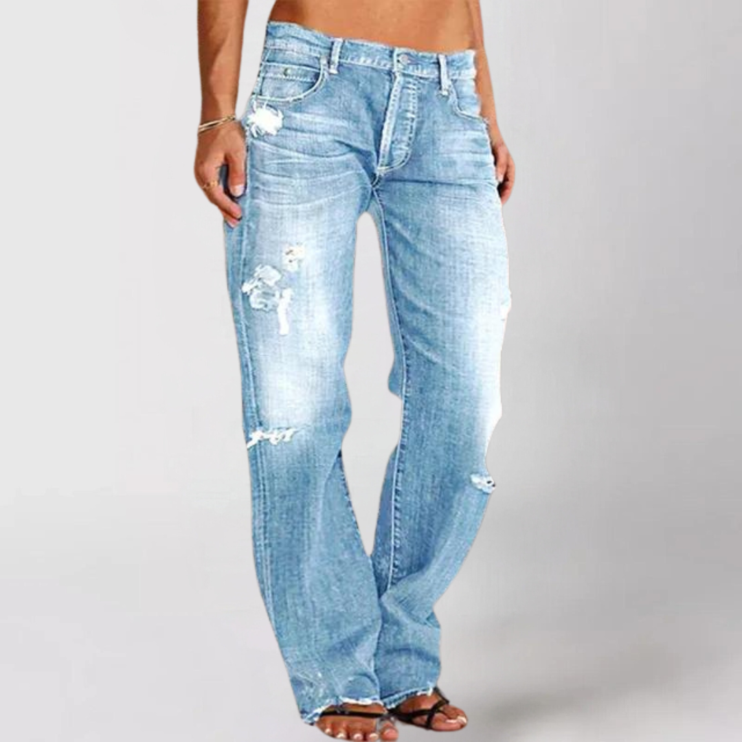 Jutta | Loose Wide-Leg Denim Jeans