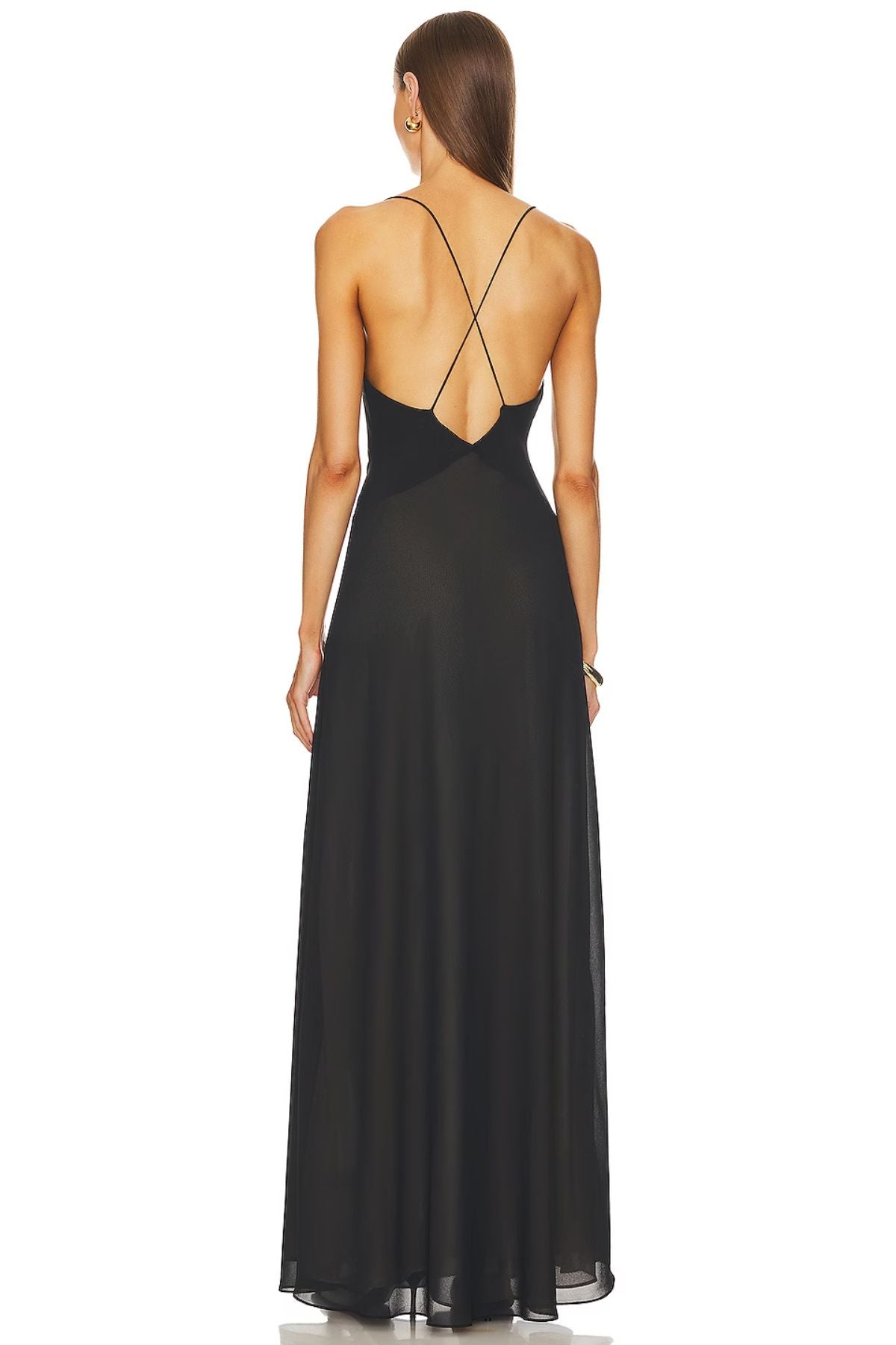 HELSA  | Charlotte Slip Dress (Black)