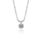 Zircon Pendant Adjustable Necklace
