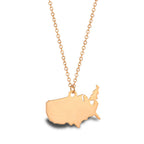 Wanderlust Map Pendant Necklace