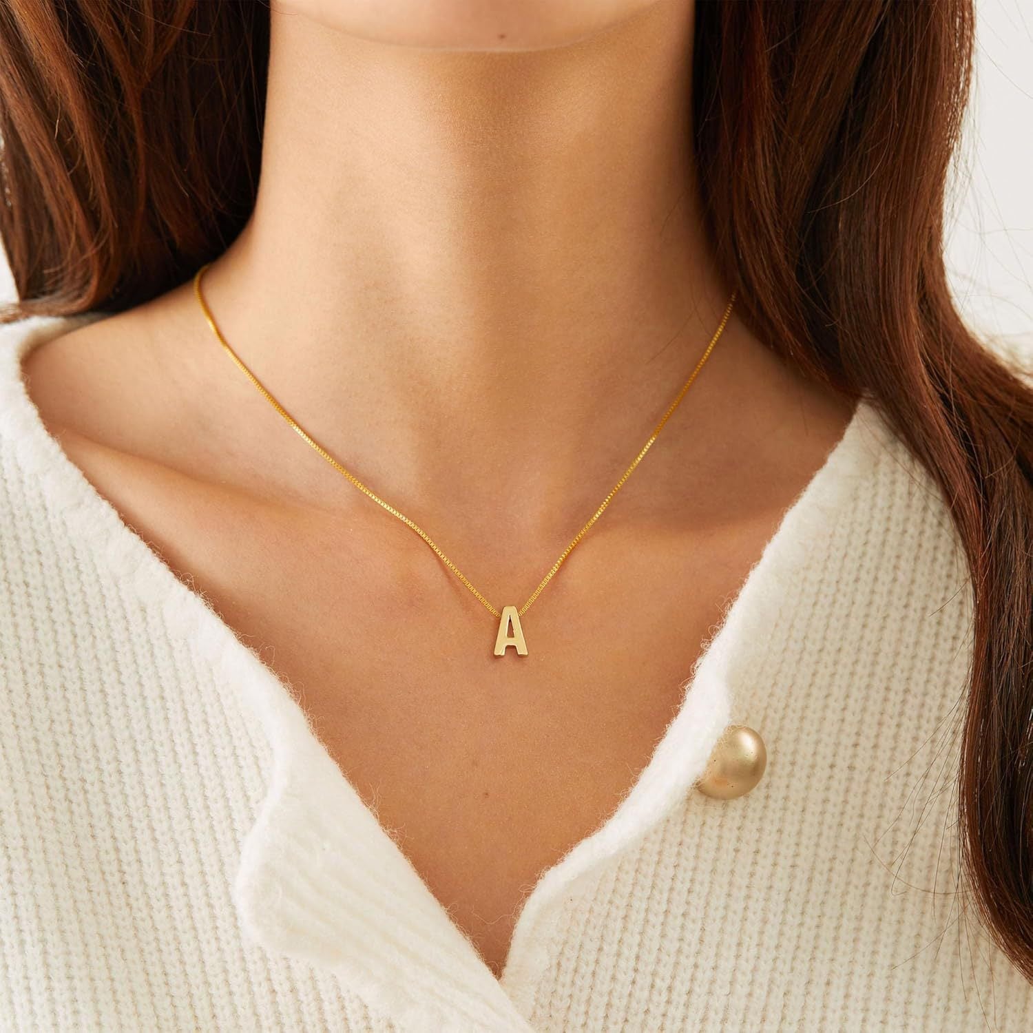 The Classic Initial Charm Necklace