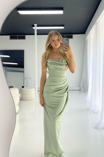 HOUSE OF CB | Charlotte Corset Maxi (Sage Green)