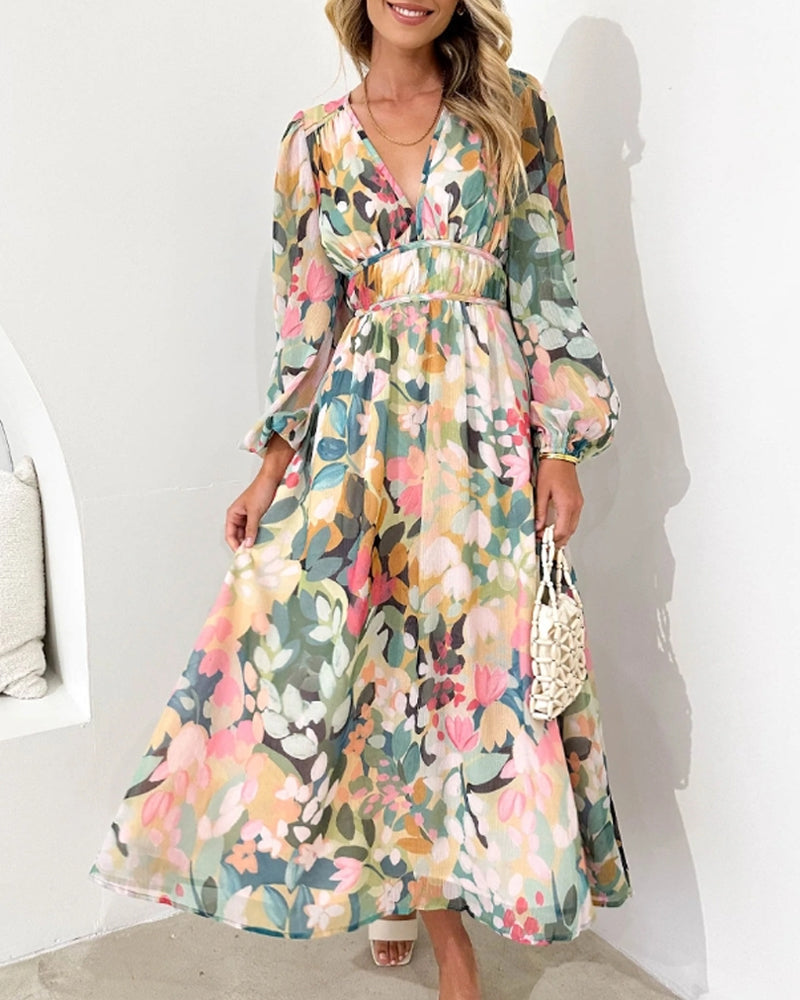 Carla | Elegant Floral Dress