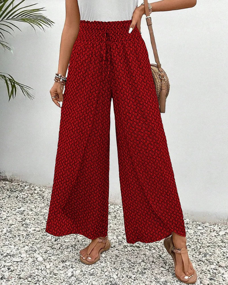 Emilia | Charlotte Wide Summer Trousers