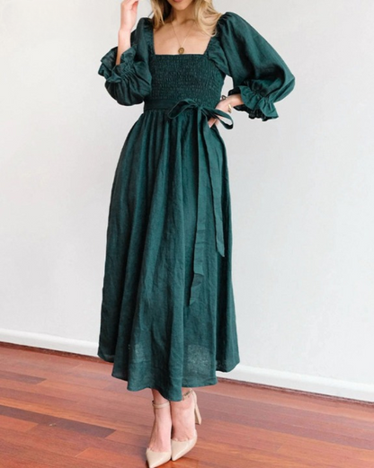 Ophelia | Reversible Ruffled Sleeves Dress