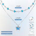 Blue Butterfly Necklace