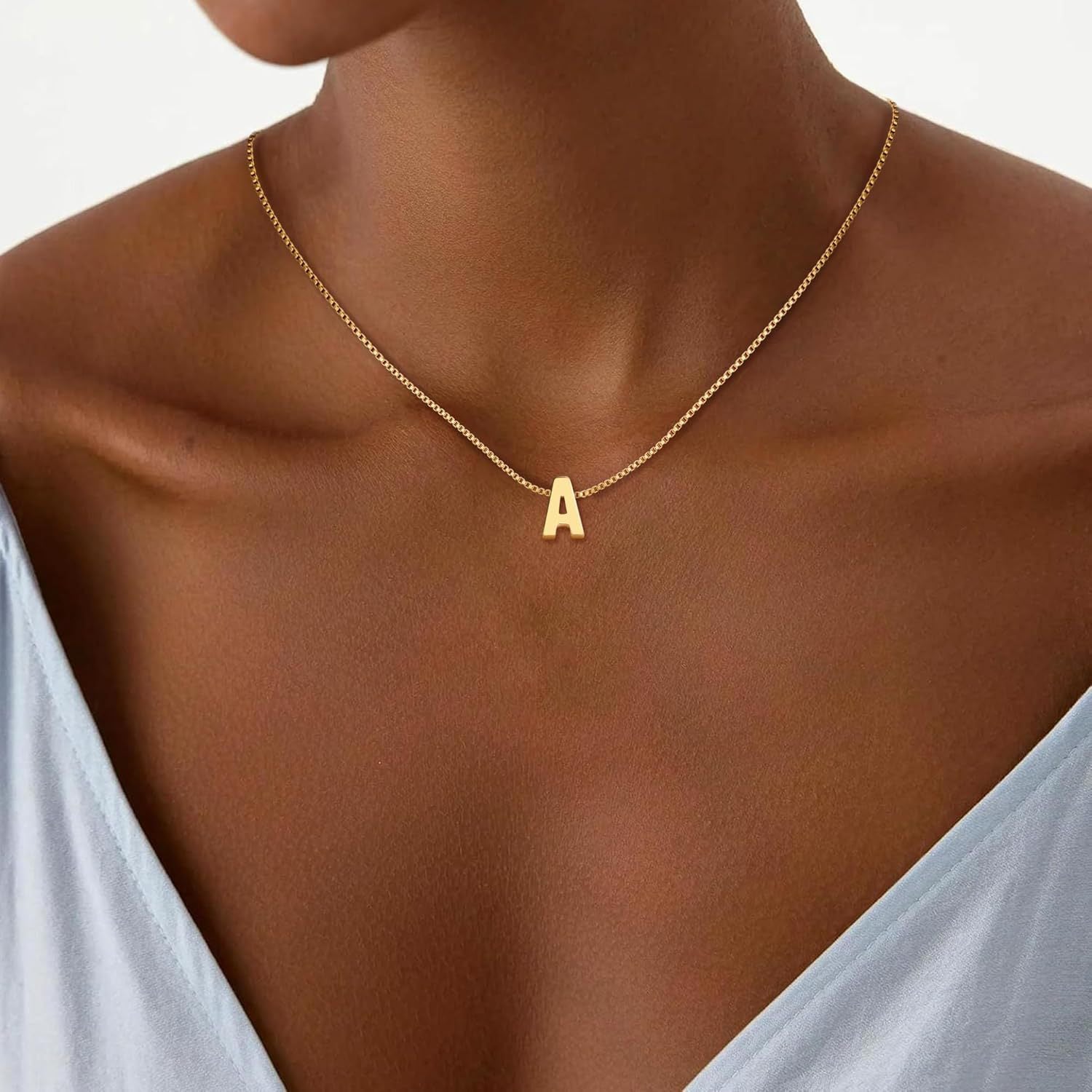 The Classic Initial Charm Necklace