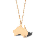 Wanderlust Map Pendant Necklace