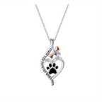 Pet Love Paw Pendant Necklace