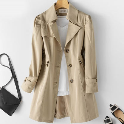 Catherine | Charlotte Classy Trench Coat