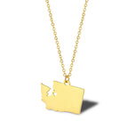Wanderlust Map Pendant Necklace