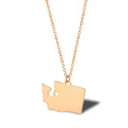 Wanderlust Map Pendant Necklace