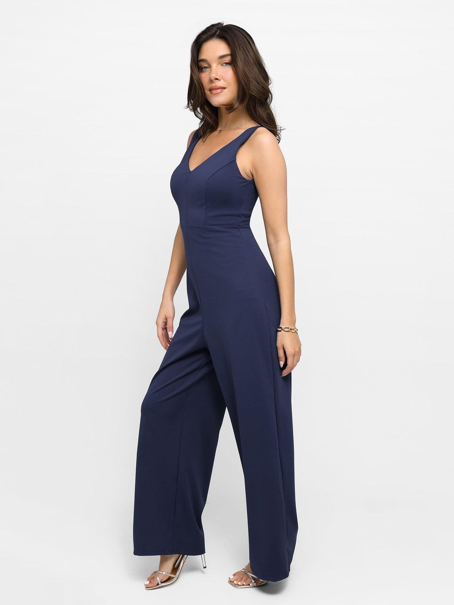 Built-in Shapewear Backless Dress or Jumpsuit