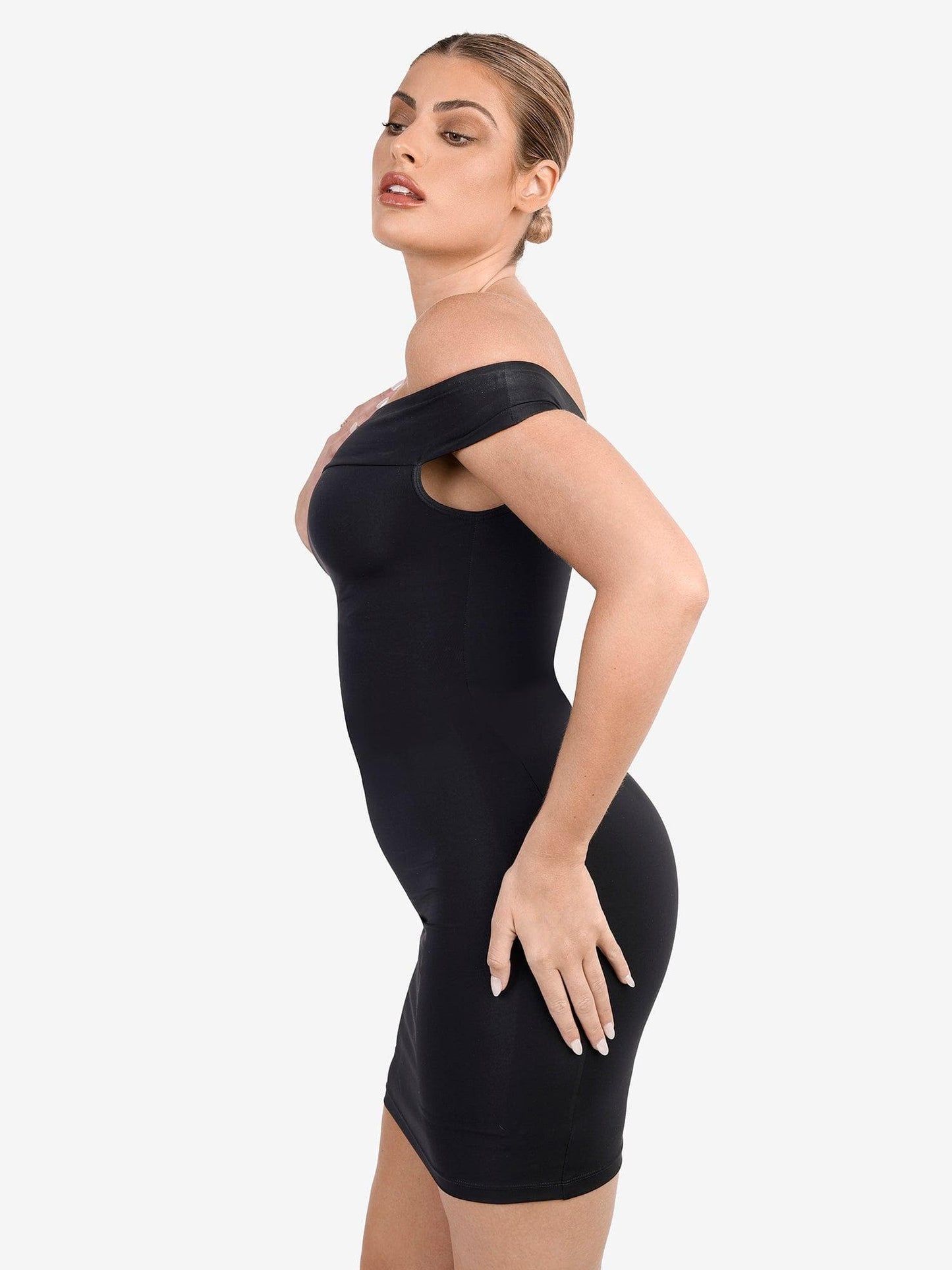 The Shapewear Dress Off Shoulder Mini