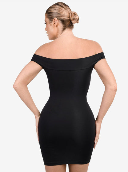 The Shapewear Dress Off Shoulder Mini