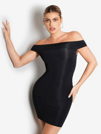 The Shapewear Dress Off Shoulder Mini