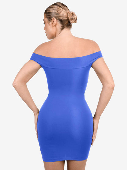 The Shapewear Dress Off Shoulder Mini