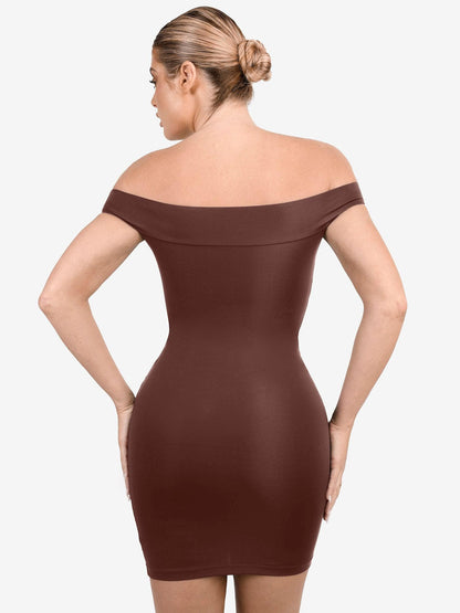 The Shapewear Dress Off Shoulder Mini