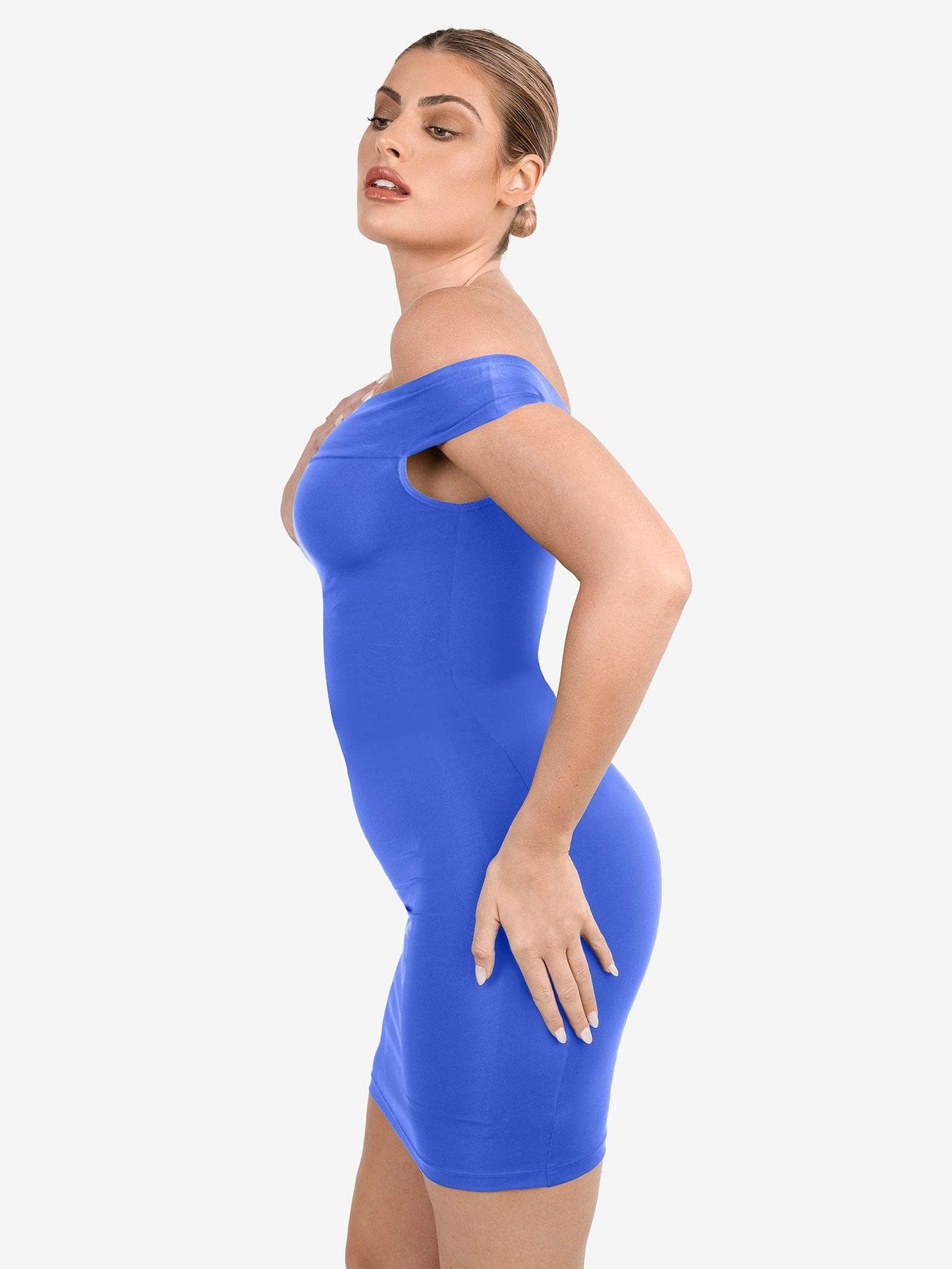 The Shapewear Dress Off Shoulder Mini