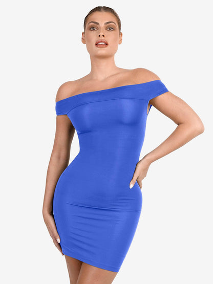 The Shapewear Dress Off Shoulder Mini