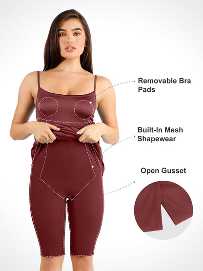 Built-In Shapewear Shine Dress Or Bodysuit