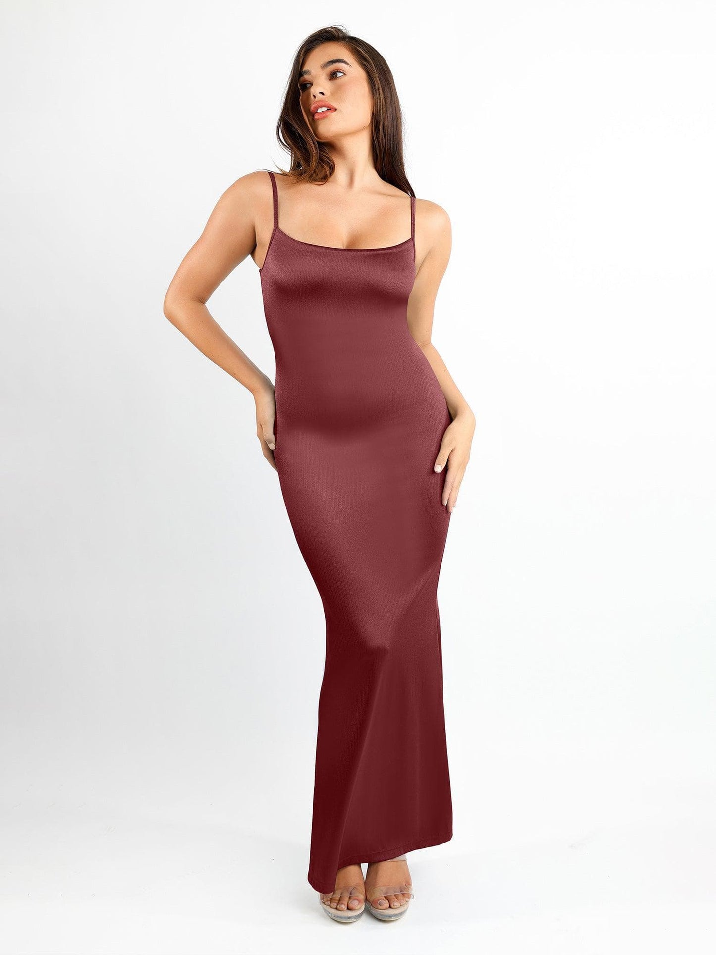 Built-In Shapewear Shine Dress Or Bodysuit