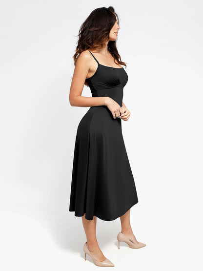 The Shapewear Dress A-Line Slip Midi