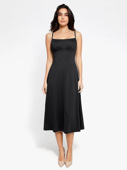 The Shapewear Dress A-Line Slip Midi