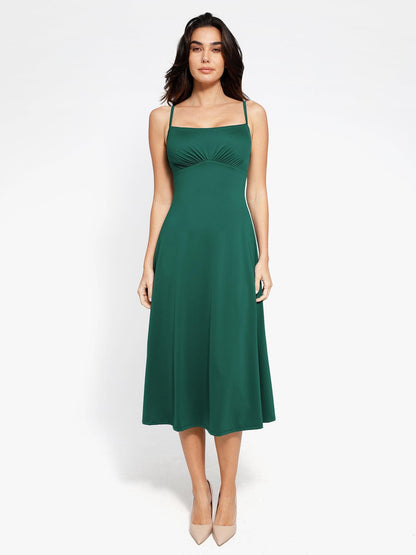 The Shapewear Dress A-Line Slip Midi