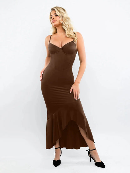 The Shapewear Dress Corset Style Mermaid Hem Slip Maxi