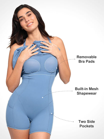 The Shapewear Dress Pet Hair Resistant Workout Crisscross Back