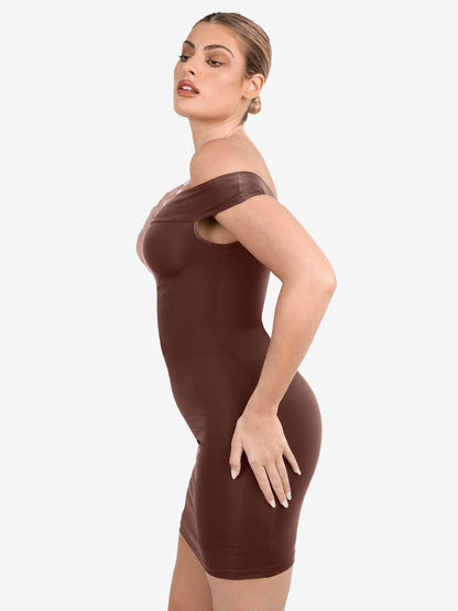 The Shapewear Dresses Crew Neck Sleeveless Midi