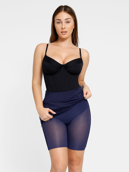 The Shapewear Skirt Workwear Split Midi